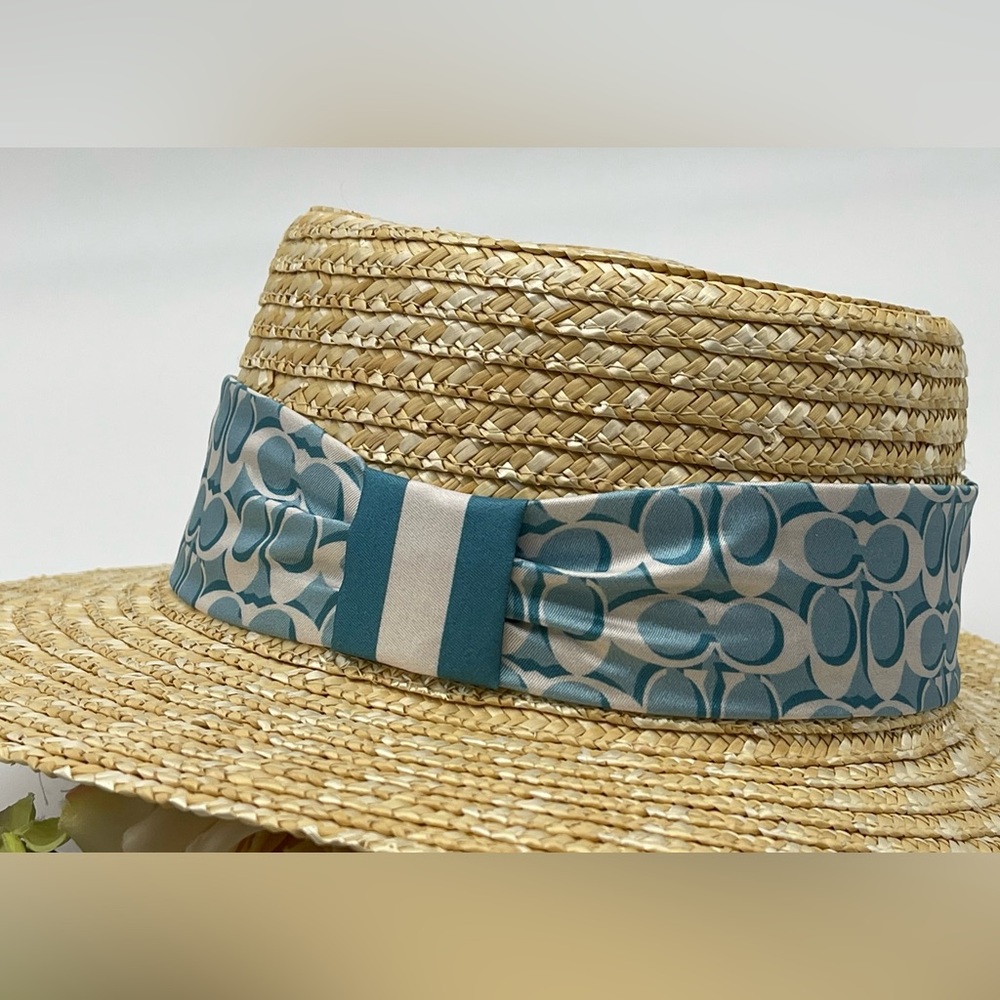 Coach Brimmed Hat With Scarf - Picture 12 of 14